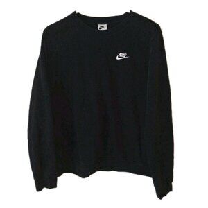 Nike Sweatshirt Adult Large Black Long Sleeve Sweatshirt